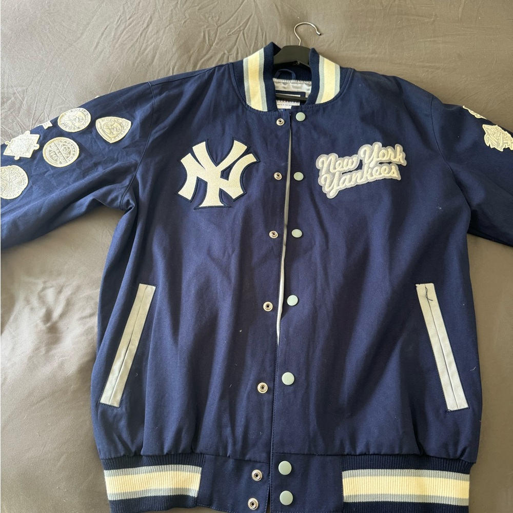 Genuine Merchandise Blue and White Varsity Jacket - BRAND NEW